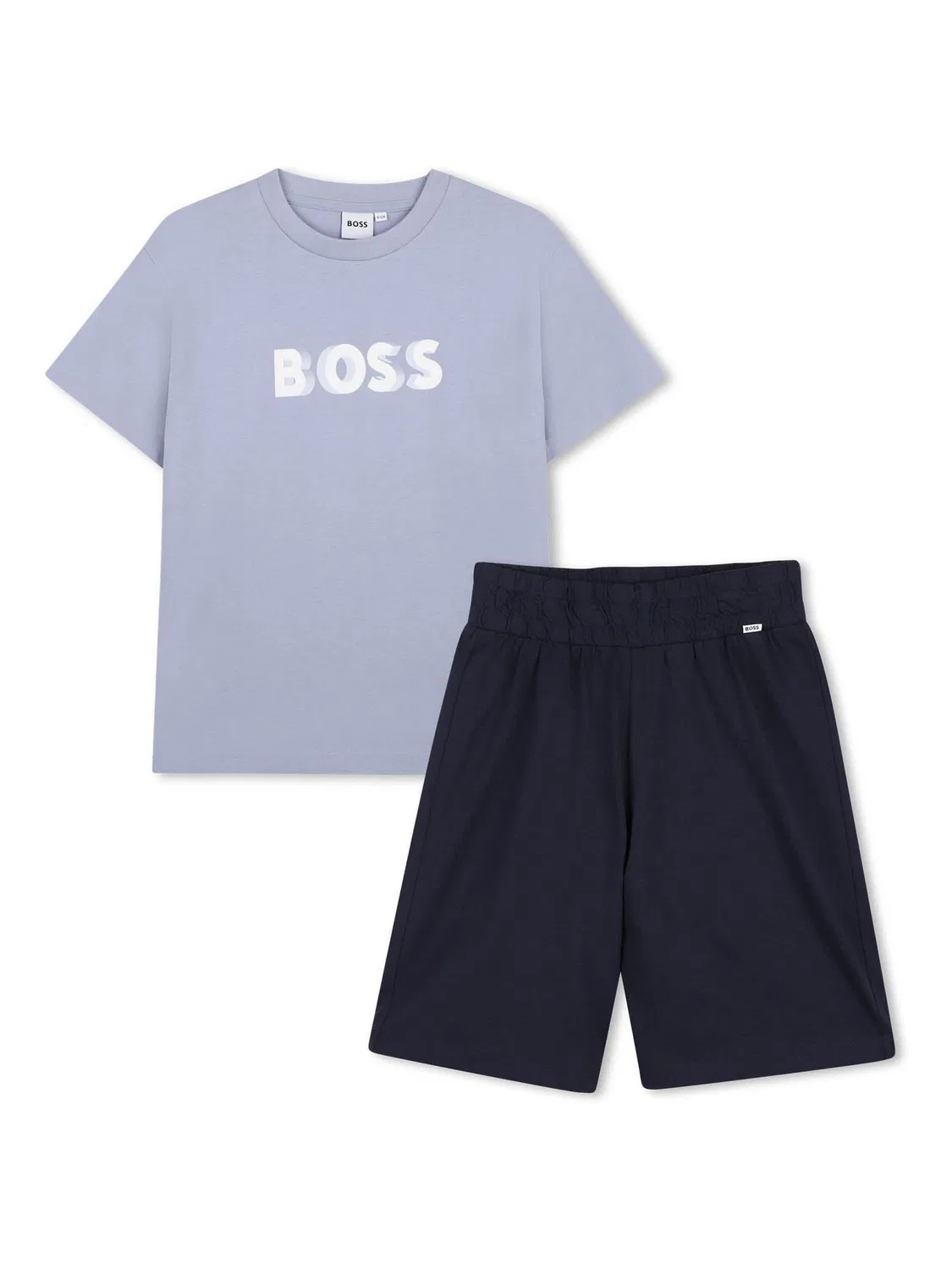 Комплект футболка и шорты BOSS Blue Logo, синий