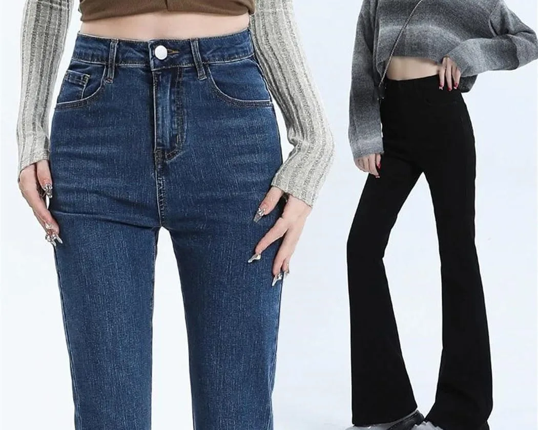 

Женские джинсы с высокой талией slim fit в стиле casual