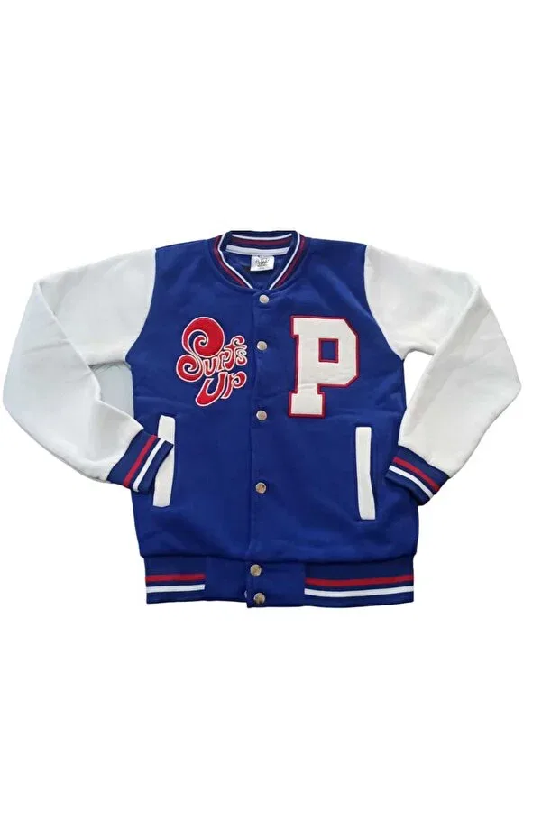Детская зимняя куртка для девочек с принтом College Jacket Akl, Blue
