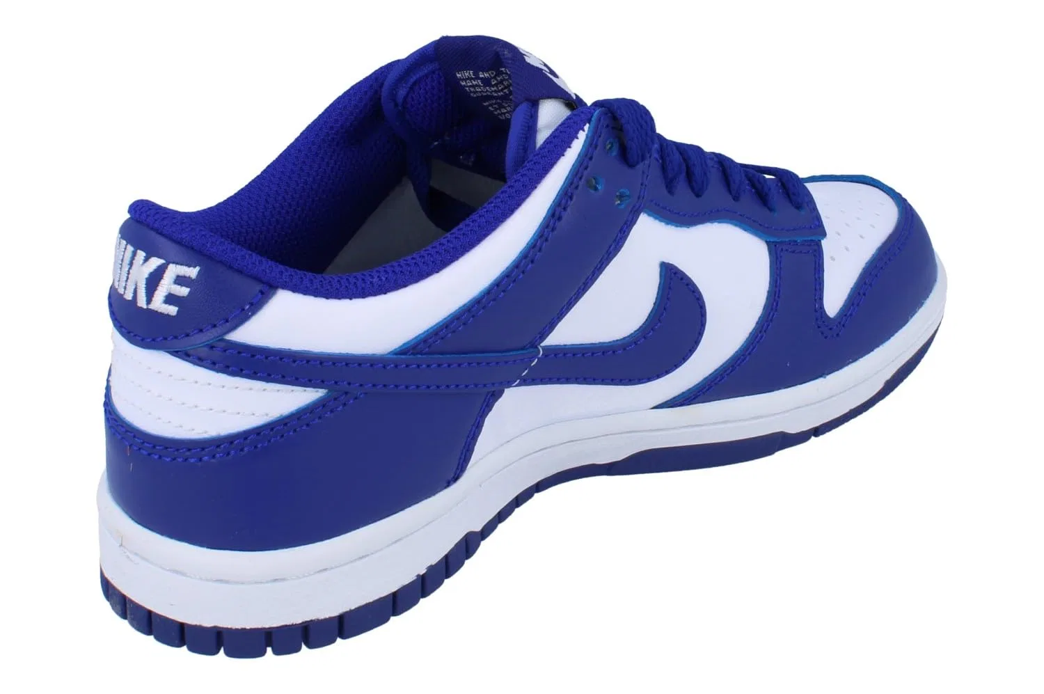 Детские кроссовки для мальчиков с низким верхом NIKE Dunk Low NIKE, White Concord University Red — фото 3