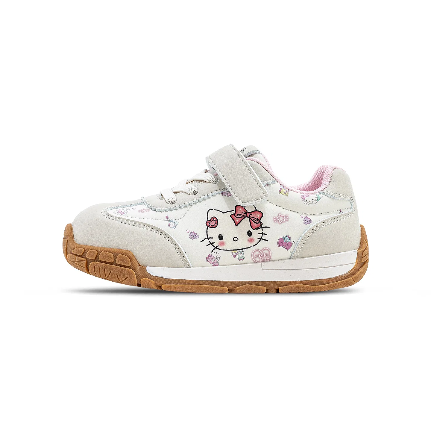 Детские повседневные кроссовки Hello Kitty с принтом, Sanrio, Gray