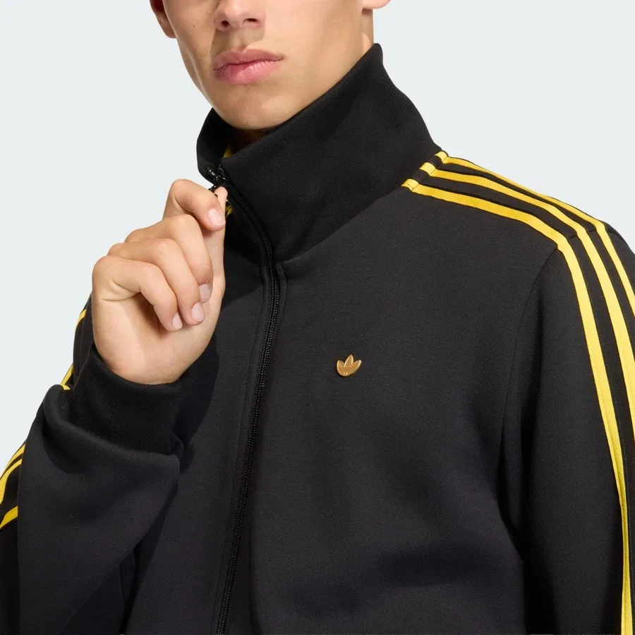 Спортивная куртка с длинным рукавом Classic Tipped Stripes adidas, Черный — фото 4