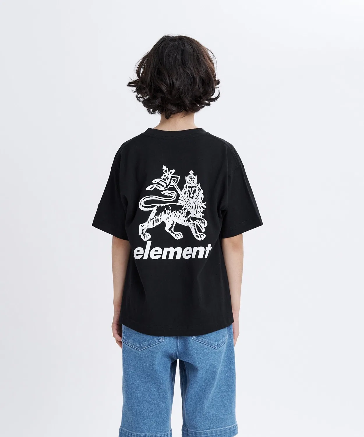 Детская футболка с принтом RASTA GRADE SS Y ELEMENT, Black