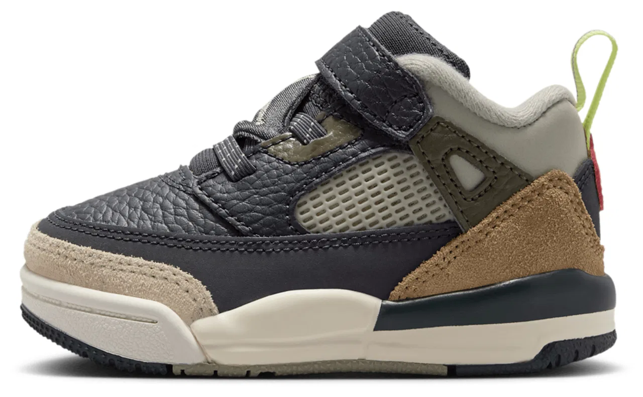 Кроссовки для мальчиков Spizike Low Jordan, цвет Anthracite/Lt Wild Mango/Spruce Fog — фото 2