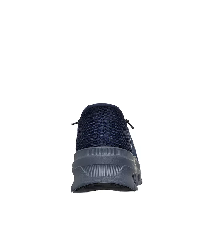 Мужские Slip-Ins: Glide-Step Pro Memory Foam повседневные прогулочные кроссовки от Finish Line Skechers, синий — фото 4