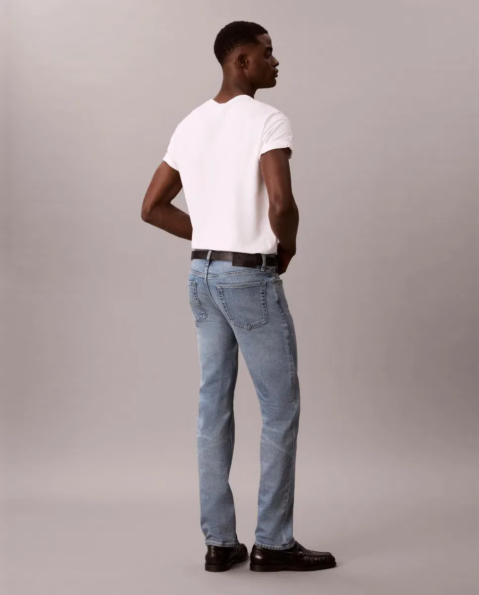 Мужское узкие джинсы, Vaquero Slim Straight 90s, Calvin Klein, голубой — фото 3