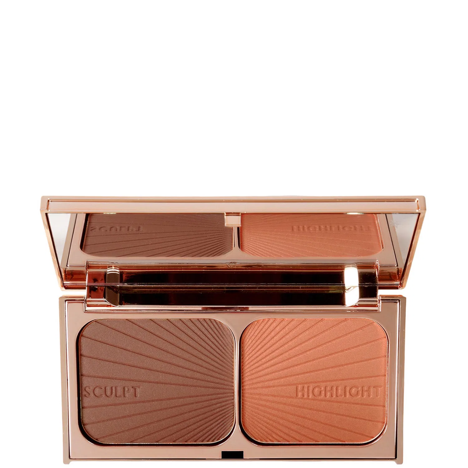 Палетка для контуринга и хайлайтера Filmstar Bronze & Glow, Charlotte Tilbury, Medium to Dark