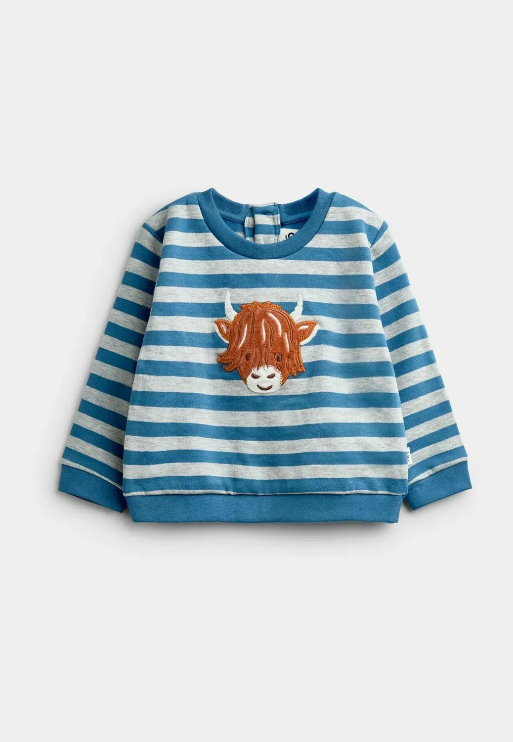 Комплект из толстовки и брюк - толстовка Jojo Maman Bébé, Orange Highland Cow — фото 4