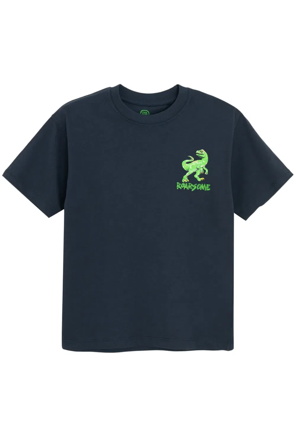 Детские футболки с коротким рукавом с принтом динозавров Cool Club, White — фото 4