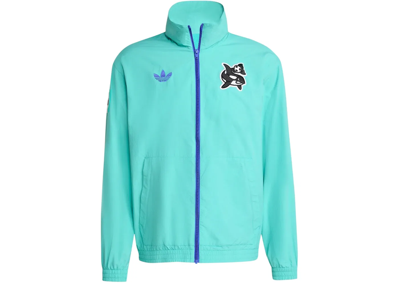 Мужская куртка с длинным рукавом Adidas Seattle Sounders FC 2025 Anthem Jacket, Semi Mint Rush White