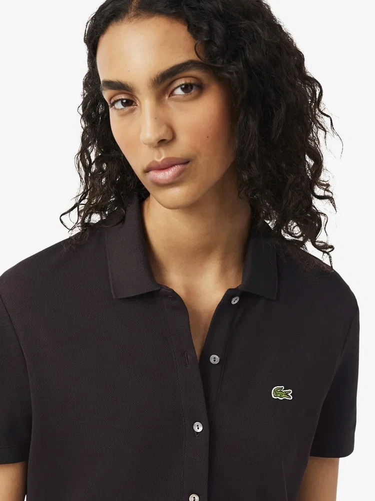 Платье мини LACOSTE поло, коричневый — фото 2
