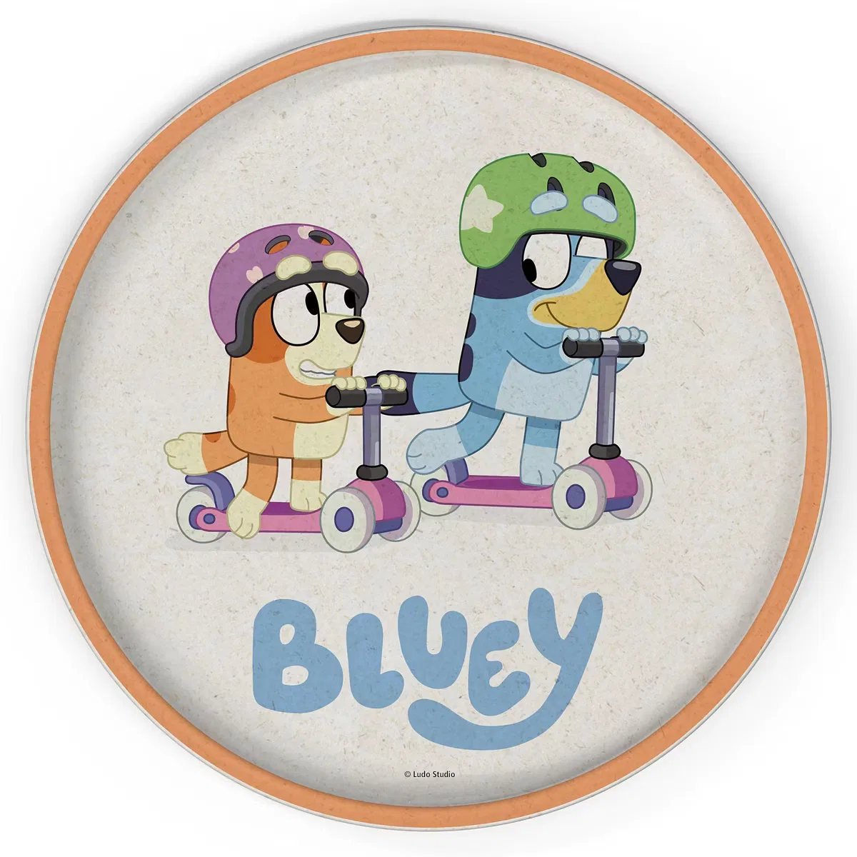 Набор тарелок детских 20 см с принтом Bluey Zak Designs, Bluey — фото 3