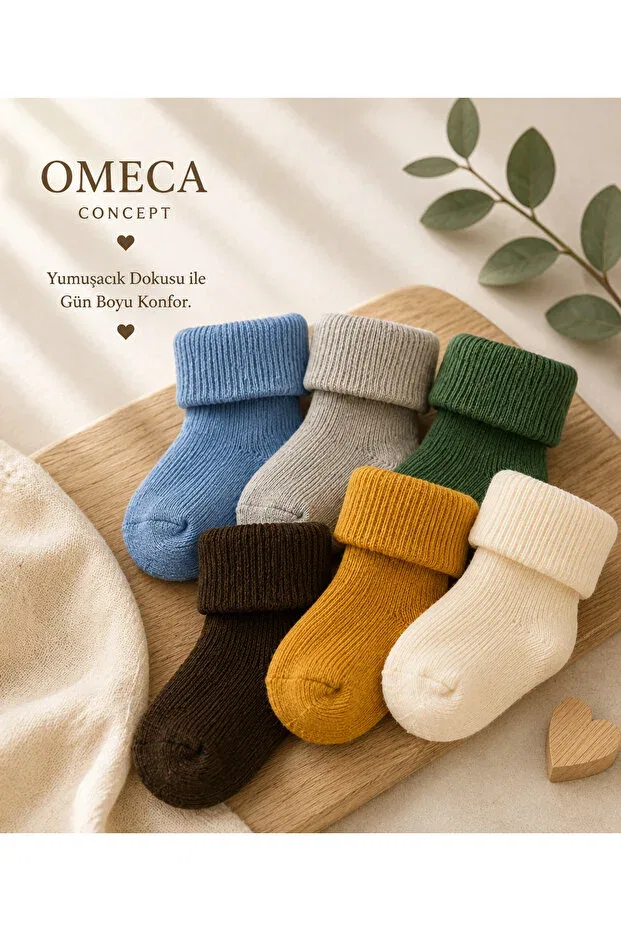 Детский комплект носков для новорожденных хлопковый Omeca Concept, Multicolor — фото 2