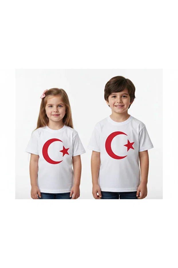 Детская футболка хлопковая Ayyildiz Printed Cotton Anti-Sweat Children's T-Shirt Cubbux, White