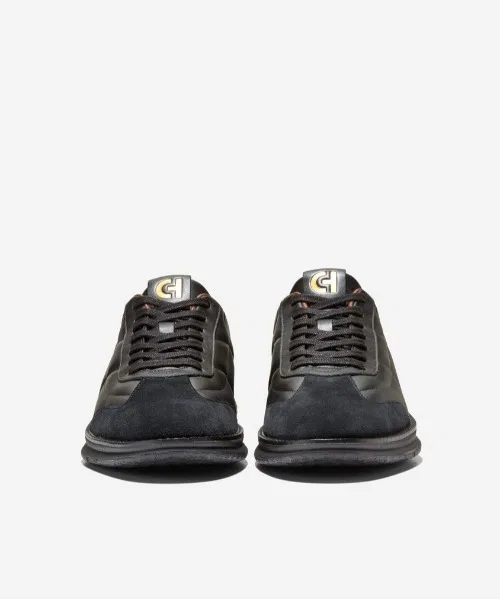 Мужские кроссовки из натуральной кожи COLE HAAN GrandPro Touchline Energyweave чёрные — фото 4