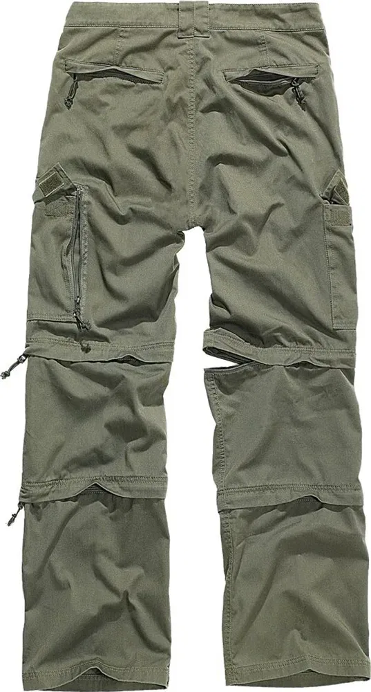 Мужские карго-брюки трансформер Savannah Pants Brandit, Green — фото 2