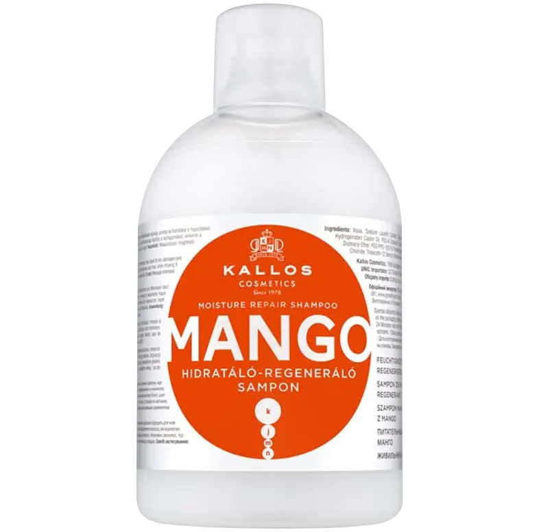 

Kallos Mango регенерирующий шампунь для волос, 1000 мл