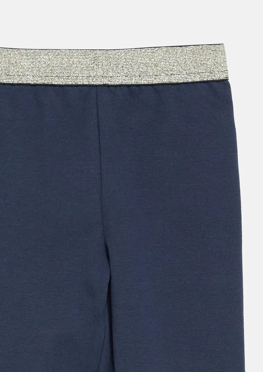 Леггинсы s.Oliver Slim fit темно-синего цвета — фото 2