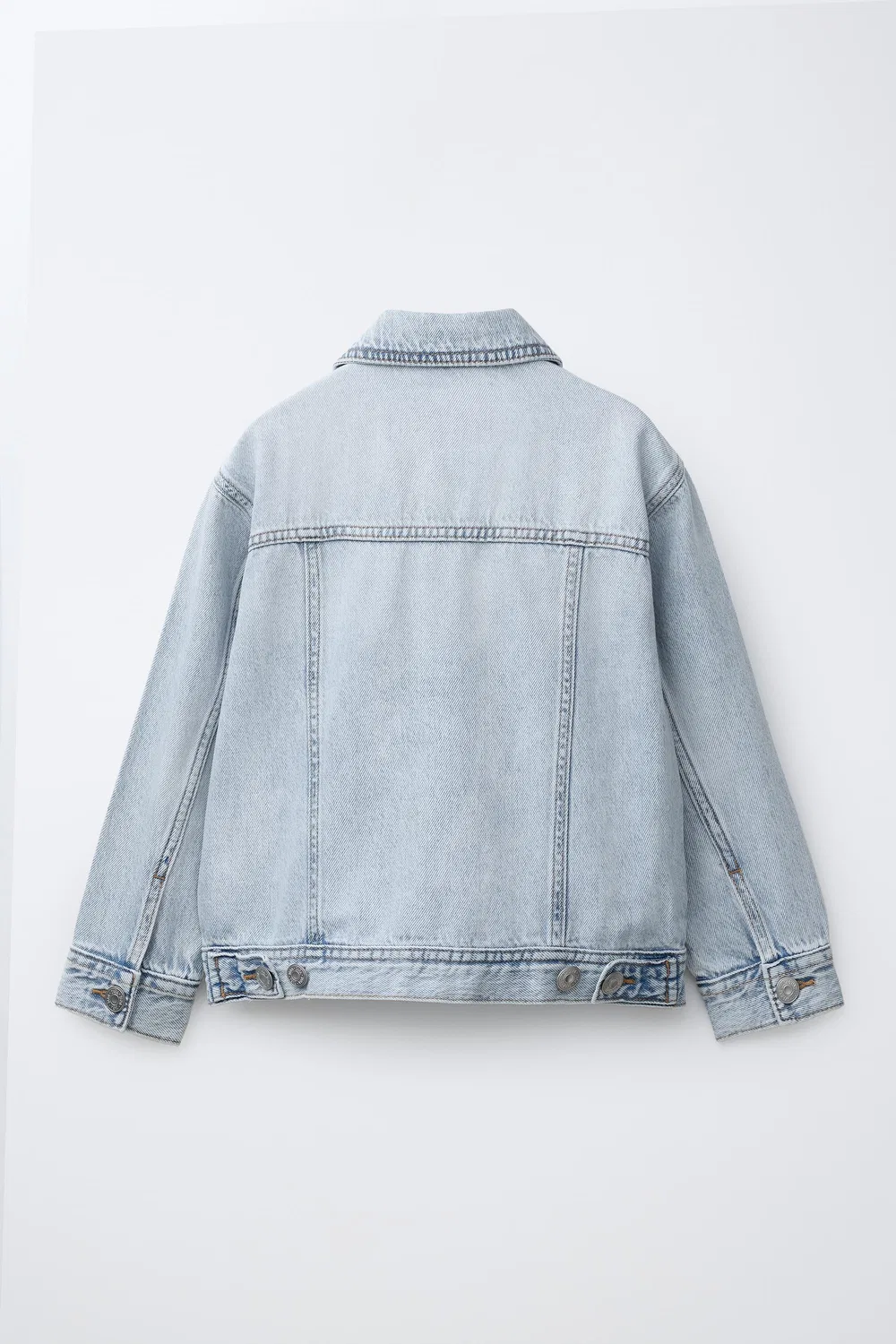 Джинсовая куртка ZARA, Light Blue — фото 2