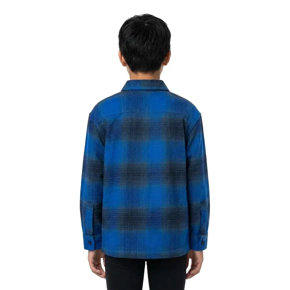 Детская рубашка с длинным рукавом Quiksilver Bushing, Blue — фото 4