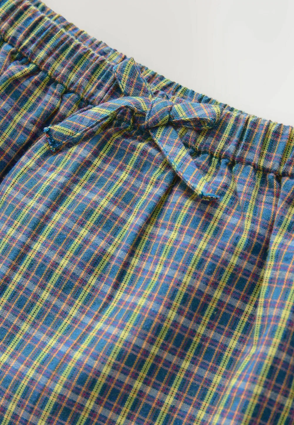 Юбка прямого кроя с оборками по низу. Юбка А-силуэта Next, Multicoloured Navy Check — фото 2