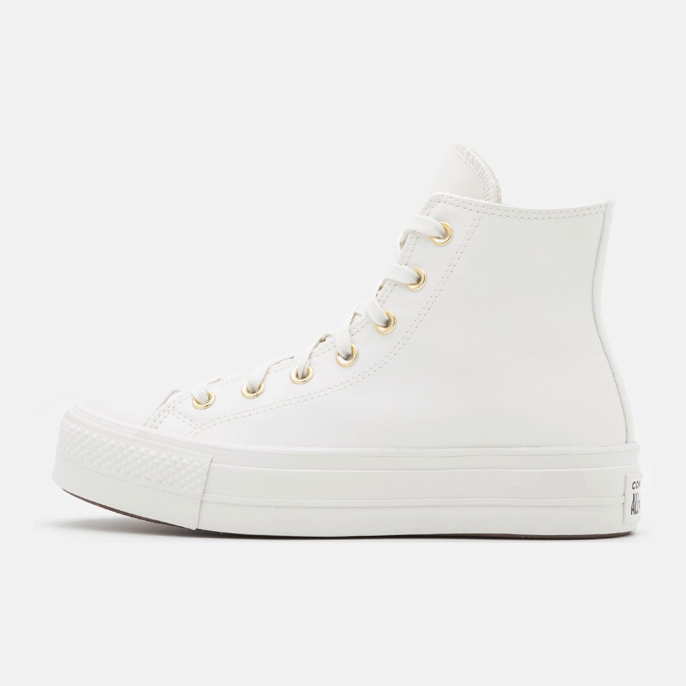 Кроссовки Converse Chuck Taylor All Star Lift, vintage white/egret/gold - фото