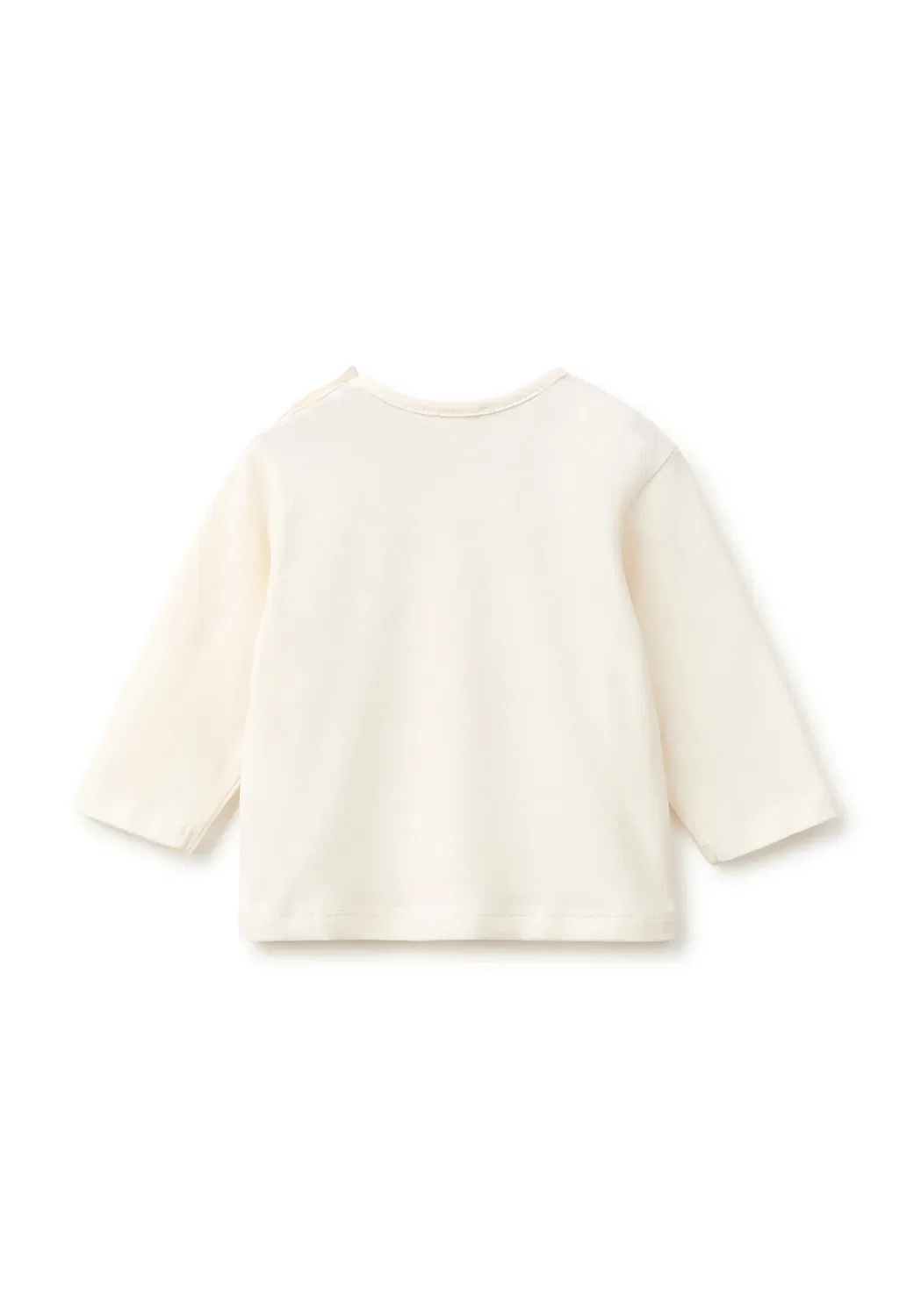 Унисекс - футболка с длинными рукавами United Colors Of Benetton, White — фото 2