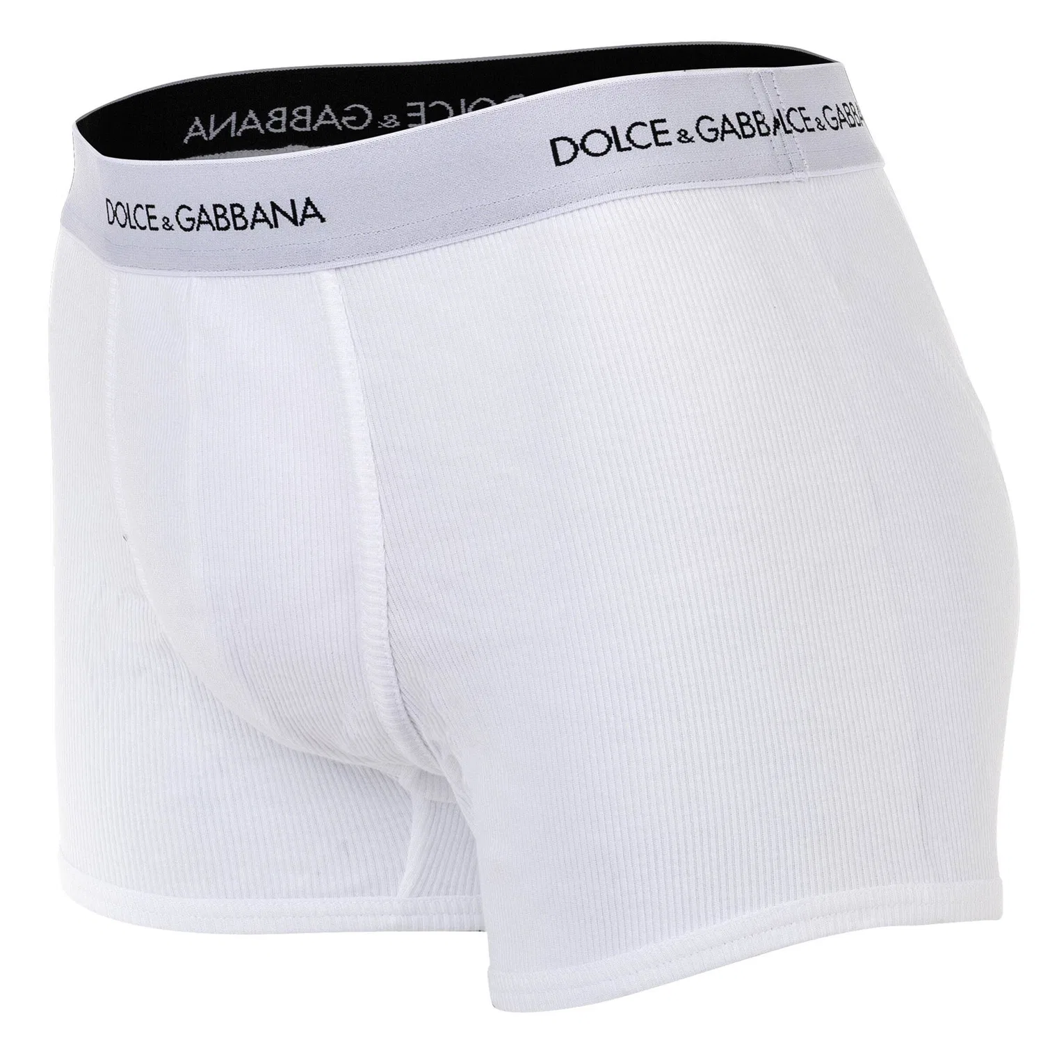Боксерские шорты Dolce & Gabbana из белого денима — фото 2