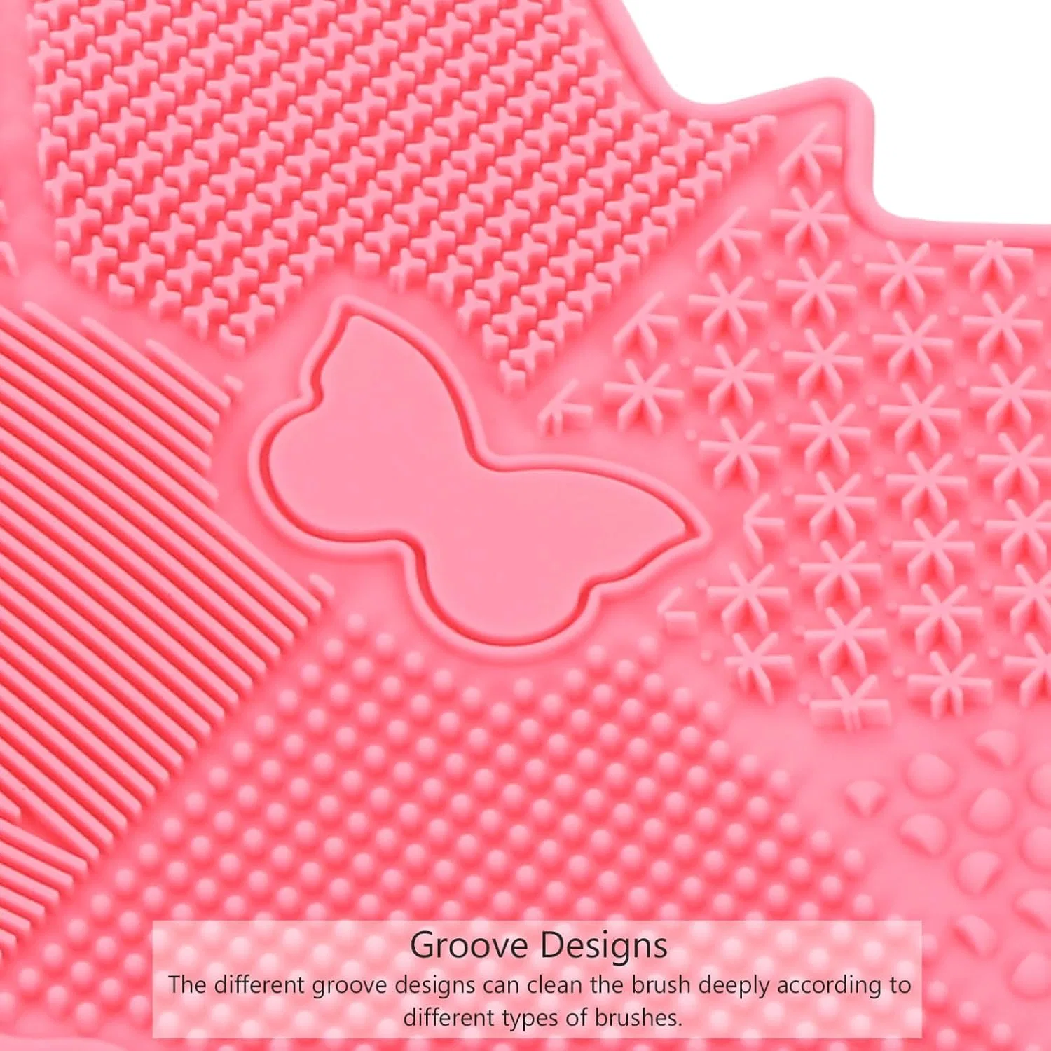 Подушечка для очистки кистей силиконовая, FRCOLOR, 1 шт, 23x17x1 см, Pink — фото 4