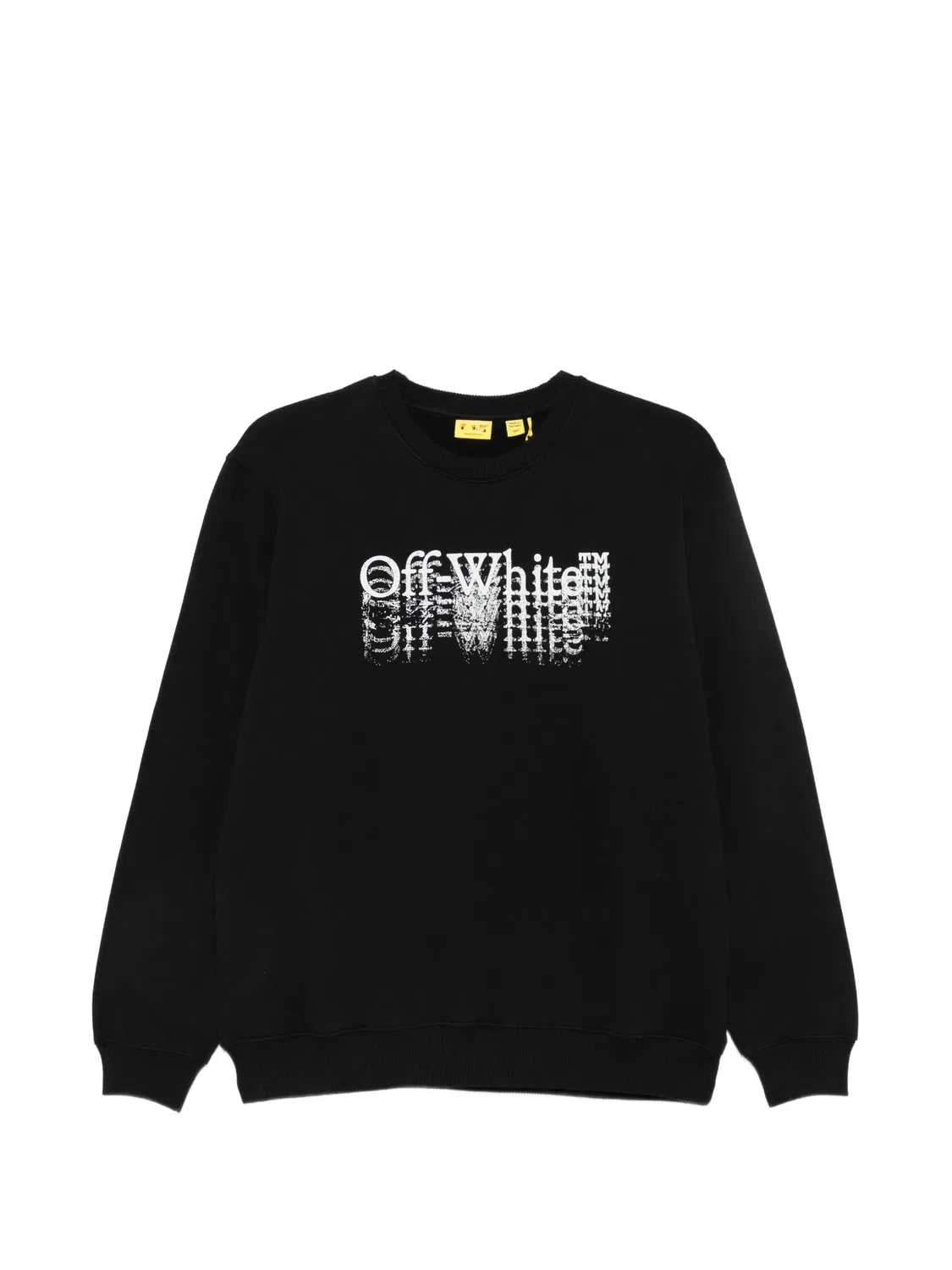 OFF-WHITE Свитшот с логотипом черный