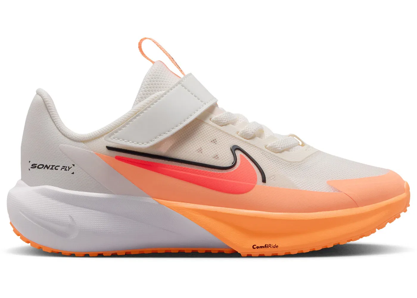 Детские кроссовки для бега Nike Sonic Fly Nike, Sail/Orange Pulse/Anthracite/Hot Lava