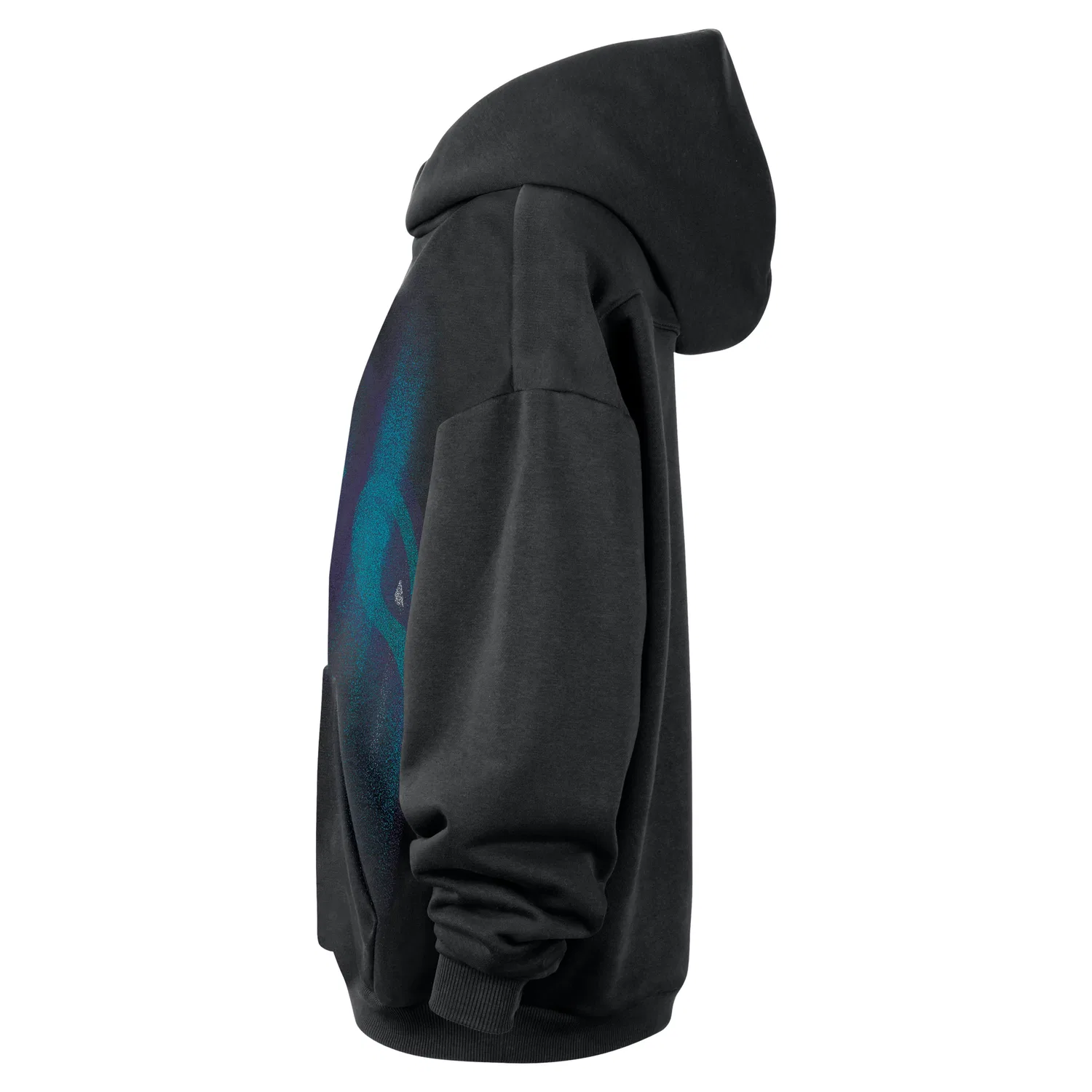Мужское худи для баскетбола Charlotte Hornets Standard Issue Fleece Hoodie 'Black White' Nike, Black/White — фото 2