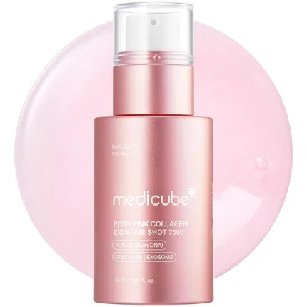 Сыворотка для лица с коллагеном Medicube PDRN Pink Collagen Exosome Shot Serum 7500 PPM, 30 мл