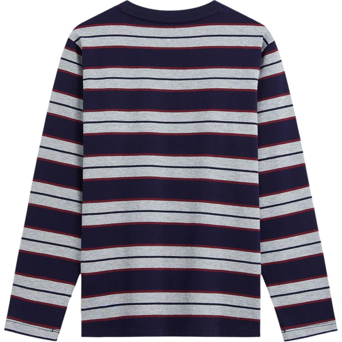 Детская футболка с круглым вырезом Brown Stripes GAP — фото 4