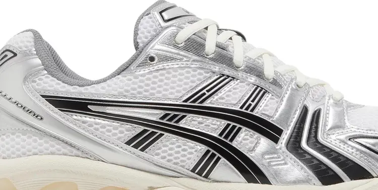 Кроссовки jjjjound x gel kayano 14 'silver black' Asics, серебряный — фото 3