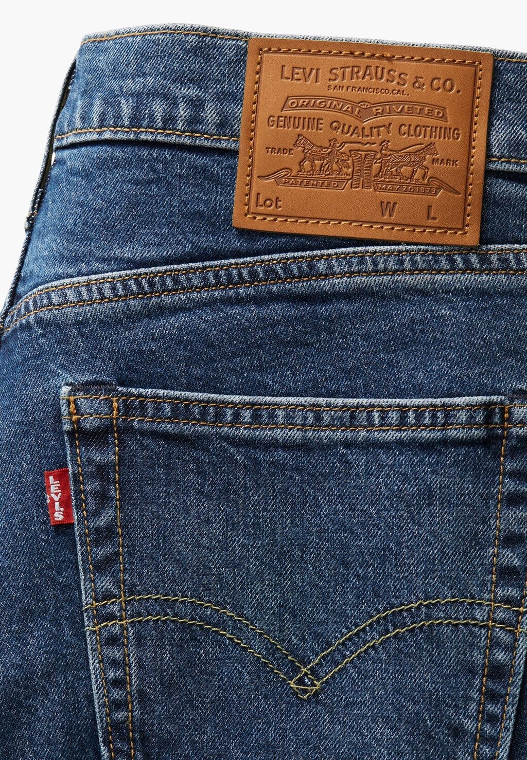

Зауженные джинсы 502™ TAPER Levi's, темно-синий