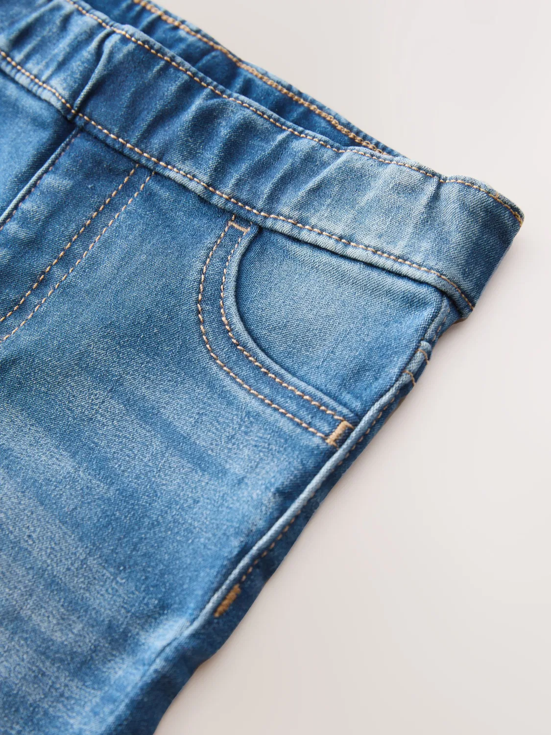 Джинсы клеш, джинсовые, Mid Blue Denim Next — фото 3