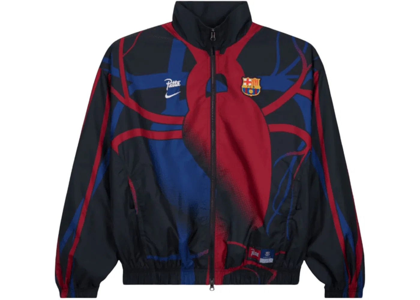 Мужская худи с принтом Football Hoodie Nike, Red/Blue