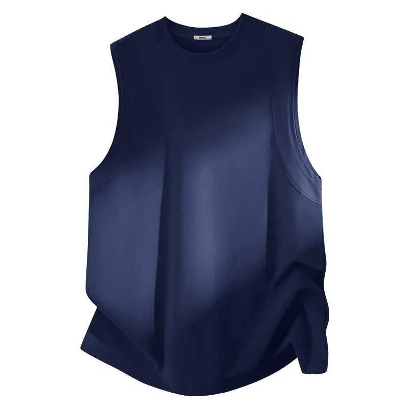 Детская майка хлопковая MINISO, Navy Blue