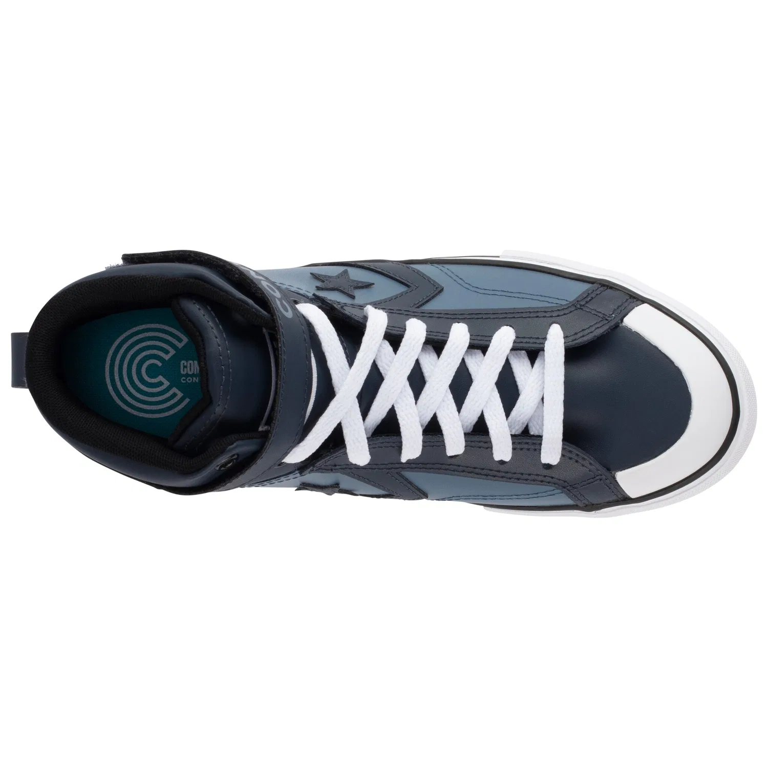 Детские кеды с ремешком Converse, Midnight Pass/Lakeside Blue — фото 4