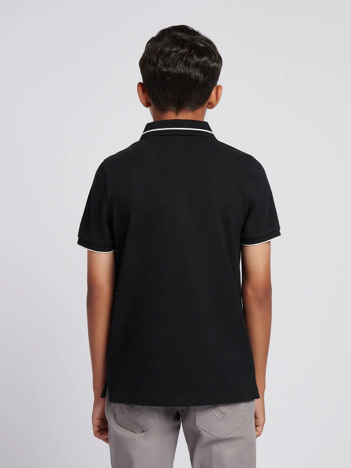 Поло U.S. Polo Assn Smart Pique, черный — фото 4