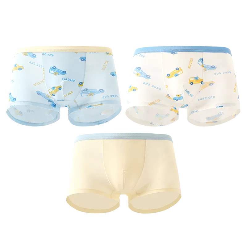 Детское белье для мальчиков хлопковое комплект Hodo Underpants Combo Set Red bean, Combo Set