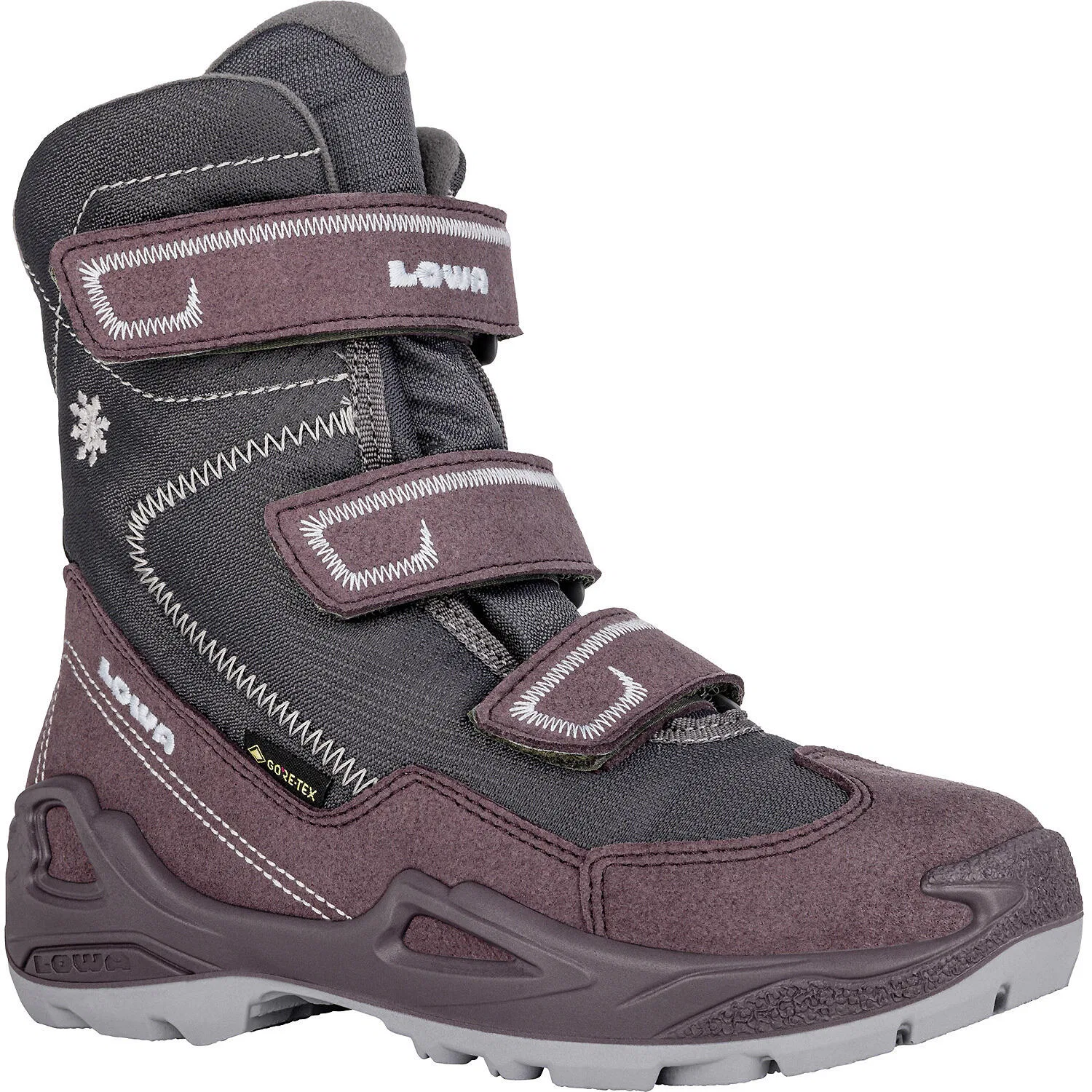 Детские ботинки с высокой посадкой MILO GTX HI Lowa, Asphaltgrau — фото 2
