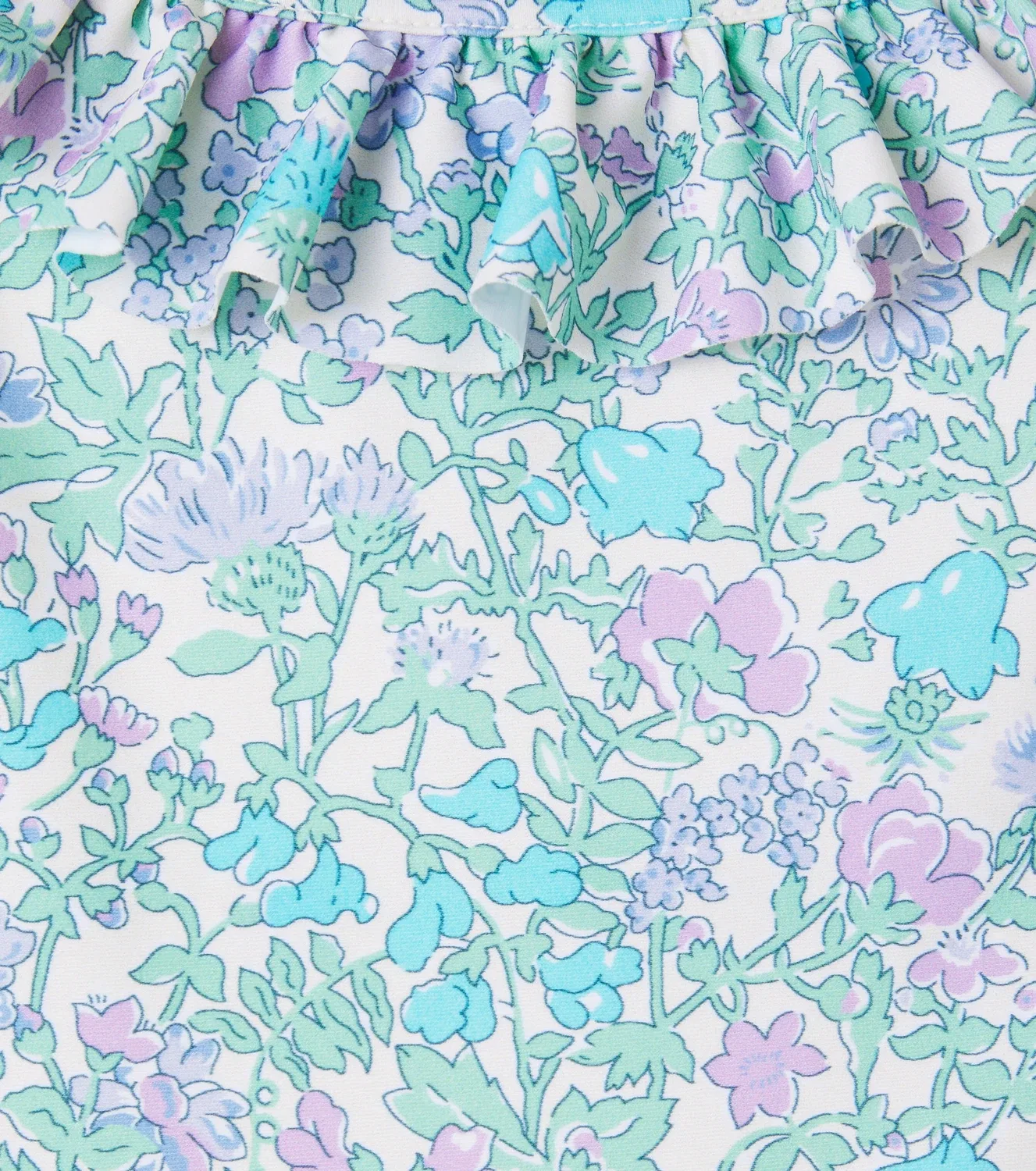 Купальник раздельный кружевной с оборками Bonpoint, мультиколор — фото 3