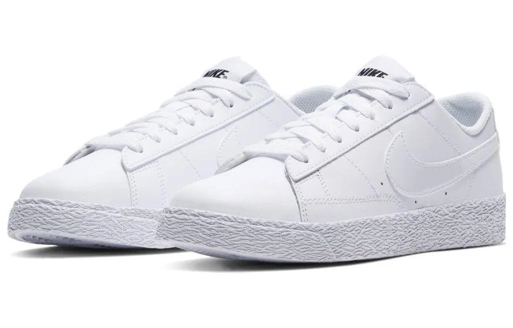 Детские кроссовки для скейтбординга с низким профилем Blazer Low White GS Nike, Белый — фото 4