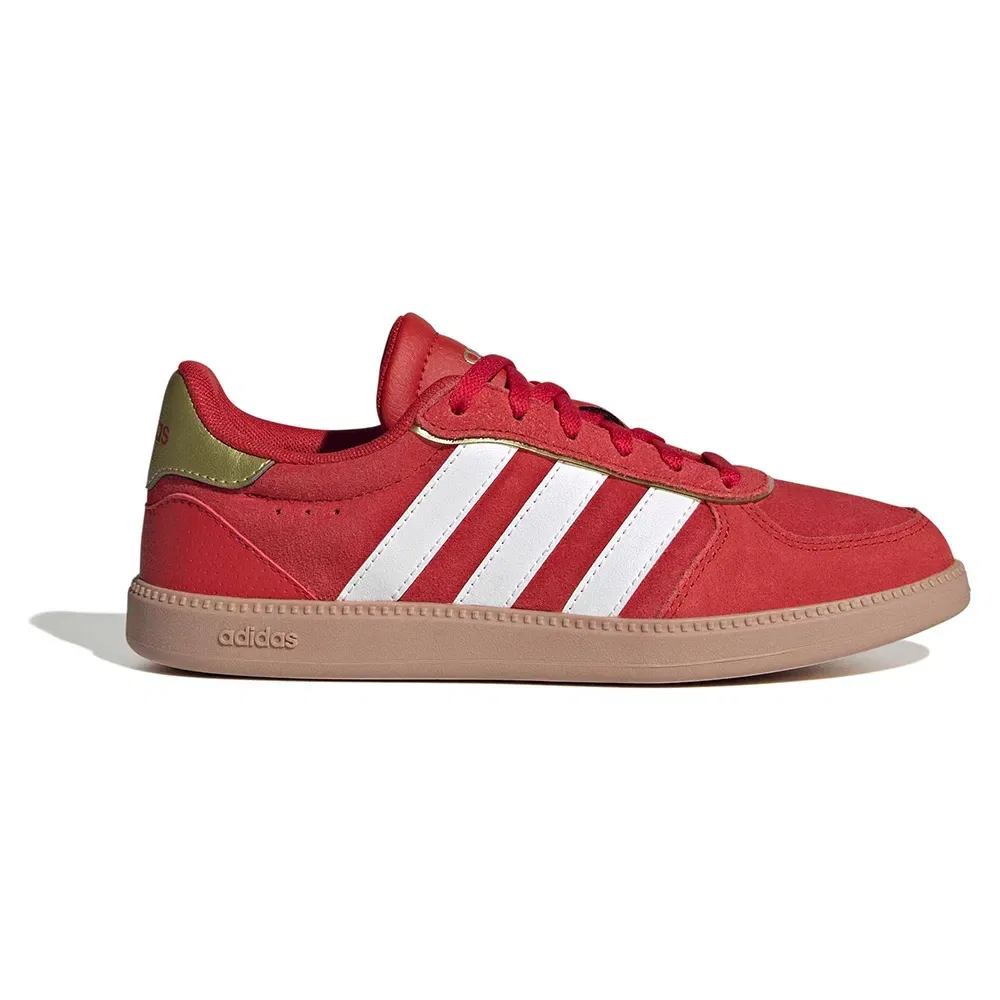 Детские кроссовки для девочек с низким силуэтом Breaknet Sleek Junior Adidas, Red