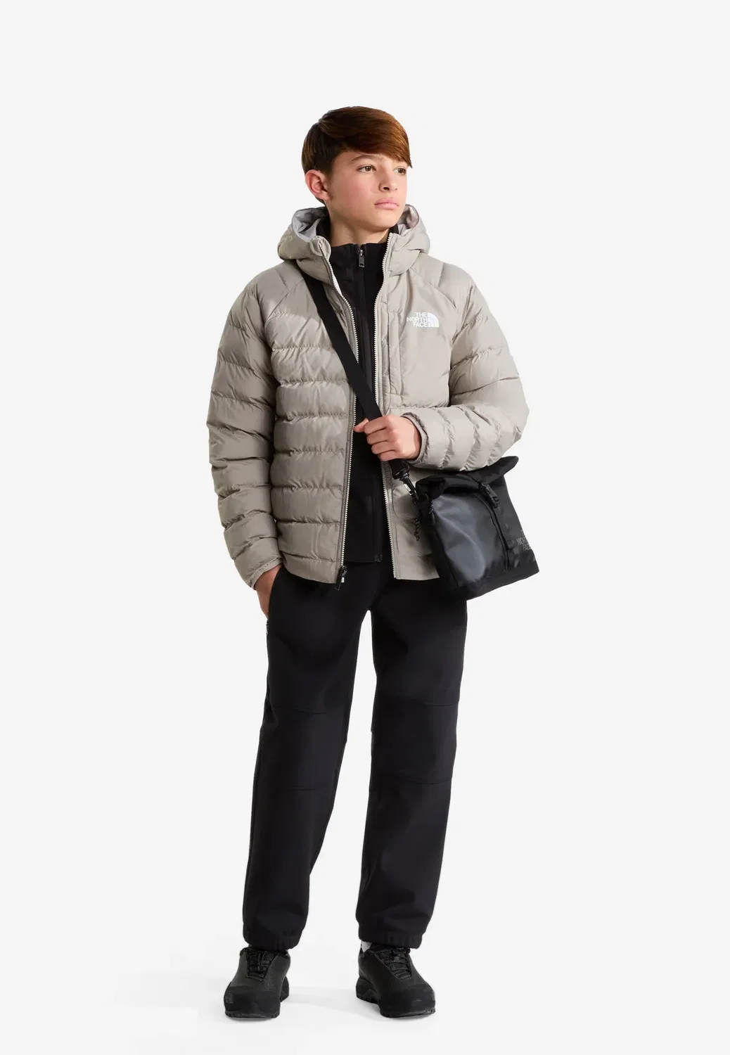 Двусторонняя куртка с капюшоном Perrito - зимняя куртка The North Face, Stone Slab