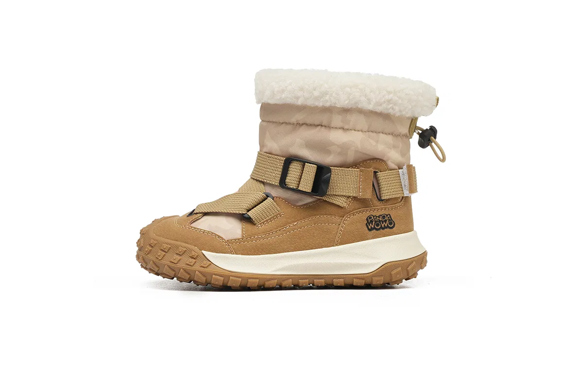 Детские зимние ботинки с флисовой подкладкой HLA, Camel