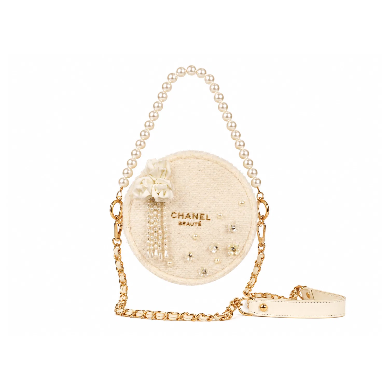 Женский косметический органайзер с принтом Garden Butterflies, CHANEL, Mixed Material