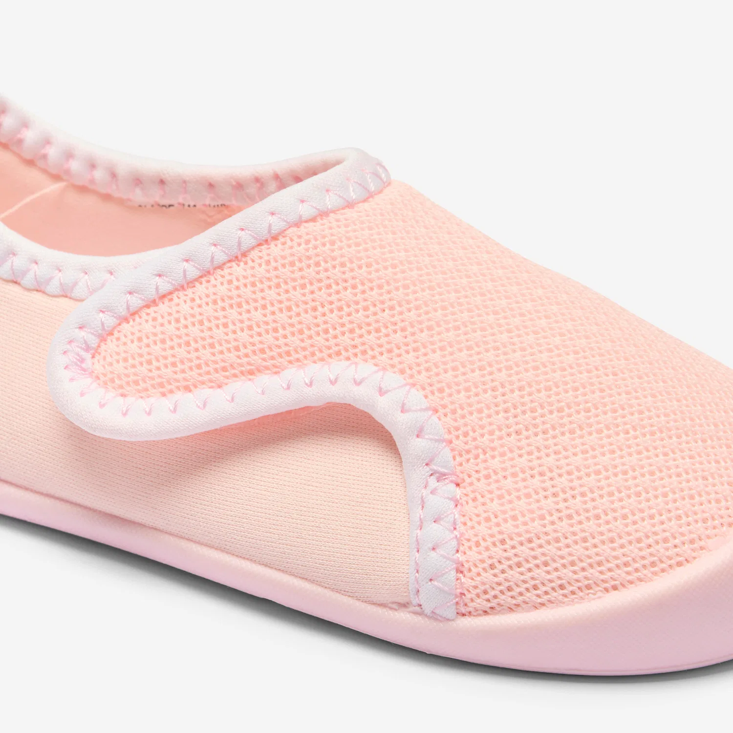 Детские кроссовки с липучкой Turnschuhe Babys/Kleinkinder Decathlon, Fluoreszierendes Blassrosa / Ultraweiß — фото 3